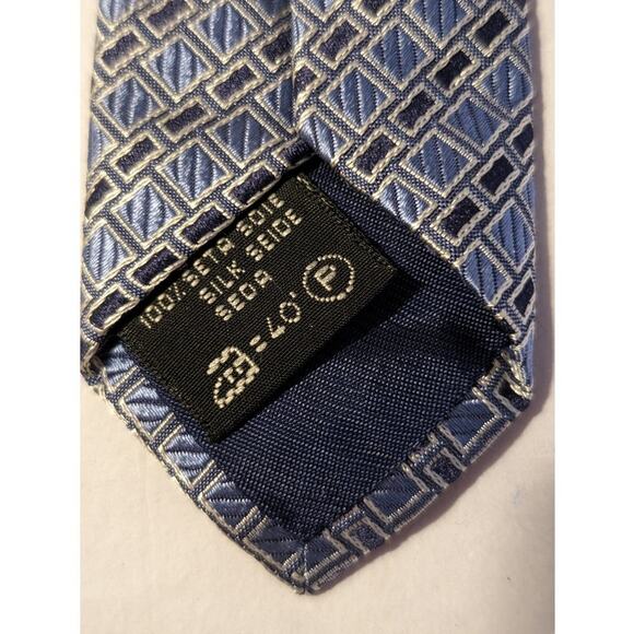 Patek Philippe Pour Ermenegildo Zegna Blue Pattern Silk Tie Limited Edition 2005 - Picture 5 of 12
